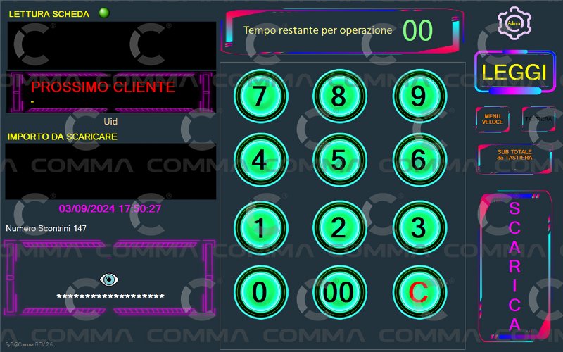 SySComma sistema cashless sardegna